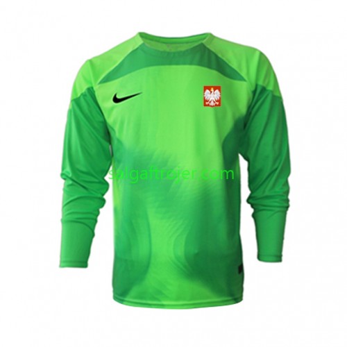 Polen Fodboldtrøjer Målmand Hjemmebanesæt World Cup 2022 Langærmet Polen Fodboldtrøjer Målmand Hjemmebanesæt World Cup 2022 Langærmet